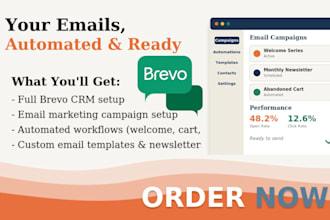 setup brevo crm, brevo email marketing, email automation and brevo newsletter