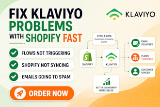 fix klaviyo flows and email issues fix klaviyo shopify integrations