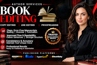 do line editing copy editing and proofreading