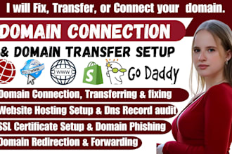 connect domain to website, or transfer godaddy domain