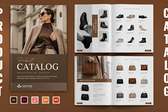 design catalog brochure sales sell sheet, or spreadsheet product catalogue book