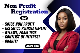 form your 501c3 nonprofit and irs approval for your business
