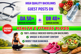 build health backlinks with health guest post on fitness blogs