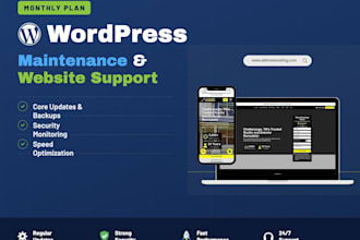 do monthly wordpress maintenance and security updates