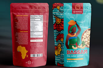 do food box design, product packaging design, cosmetic label design pouch design