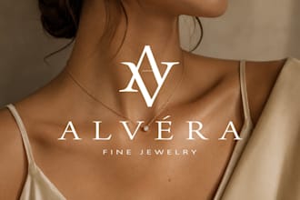 create a luxury logo for your jewelry brand