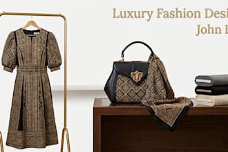 design unique clothing, custom bags and textile patterns tailored to your brand