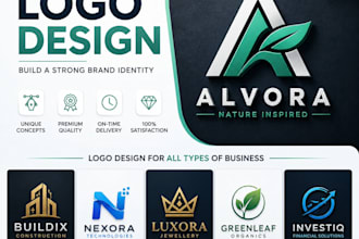 design a creative logo and professional brand identity