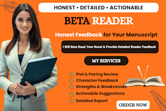 beta read and critique your fiction and nonfiction