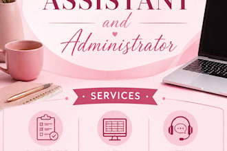 be your professional virtual assistant and administrator
