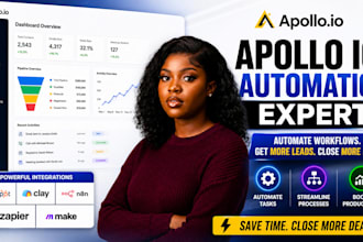 setup monday CRM automate workflows and integrate apollo clay