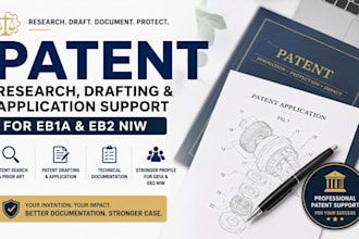 do patent writing patent evidence for eb1a eb2 niw and global talent visa
