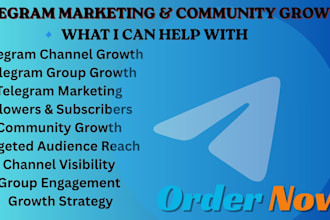 do telegram promotion, marketign to grow your channel, followers and subscribers