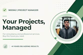 manage your projects as your dedicated project manager