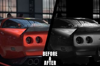 professionally edit and retouch your automotive photos