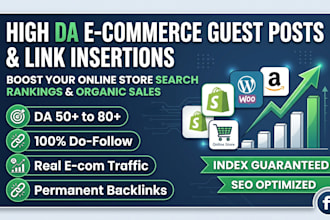 publish ecommerce guest posts with highquality backlinks