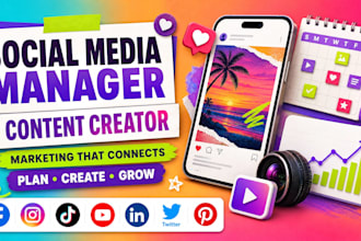 social media marketing manager social media content creator social media