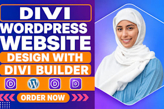 build divi wordpress website design with divi builder and bugs fix in website