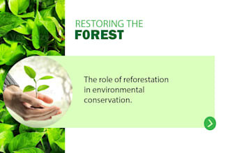 design forest conversation poster and social media post