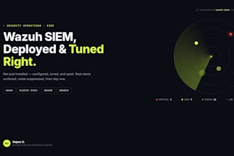 deploy and configure a wazuh siem for your infrastructure
