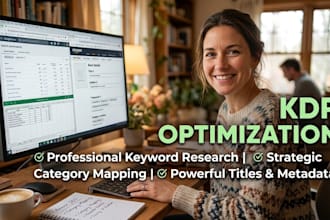 optimize your amazon KDP book SEO, keywords, categories and metadata