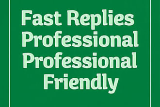 be your whatsapp customer support and manage chats 24hrs