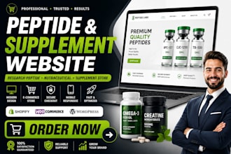 peptide website research peptide, peptide nutraceutical store supplement website