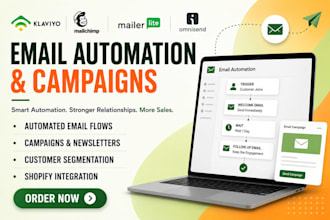 integrate mailerlite mailchimp klaviyo omnisend email automation campaigns