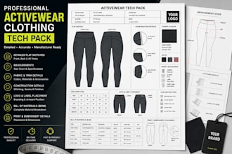 do detailed active wear clothing tech pack