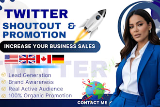 do twitter shoutout, website, link promotion, share link to active users
