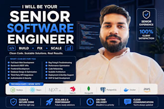 work as senior software engineer