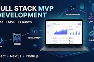 do full stack mvp development and web application development