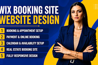 design a wix booking site for appointments and reservations