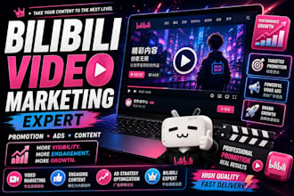 expertly market your bilibili videos with professional promotion and ads