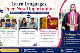 teach sinhala for foreigners and non native speakers