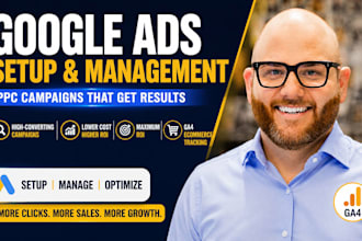 setup and manager google ads adwords ppc campaigns with ga4 ecommerce tracking