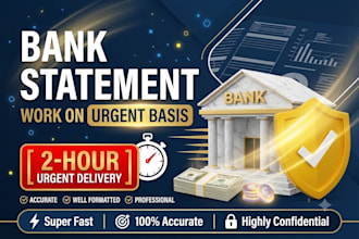 reconcile bank statement PDF to editable format