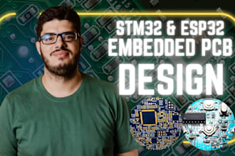 do wireless iot sensor pcb design, embedded esp32, stm32 and smart sensor nodes