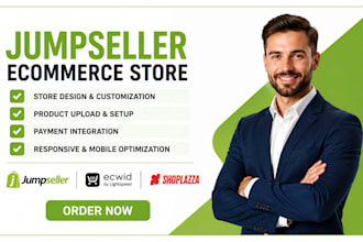 build a responsive jumpseller ecommerce website, jumpseller online store