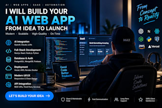 build a modern ai web app or saas mvp using claude code
