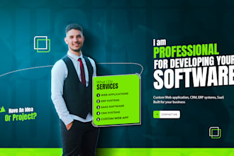 develop custom CRM software, erp, saas and web applications