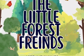 design a beautiful and engaging storybook for you