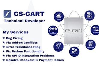 fix cs cart bugs errors and technical issues