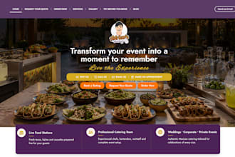 design a professional restaurant website in wordpress