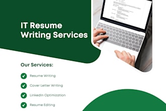 create IT resumes for freshers and experienced