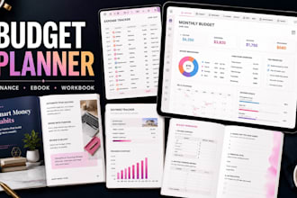 design budget planner expense tracker personal finance ebook and workbook