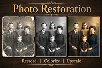 professionally restore your vintage photos