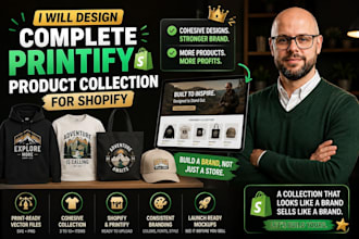 design a printify merch bundle for your shopify store