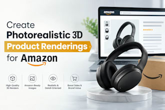 create photorealistic 3d product renderings for amazon