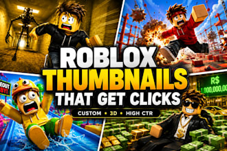 create stunning roblox thumbnail